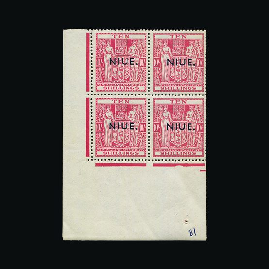 Lot 15776 - niue 1941-5 -  UPA UPA Sale #82 worldwide Collections
