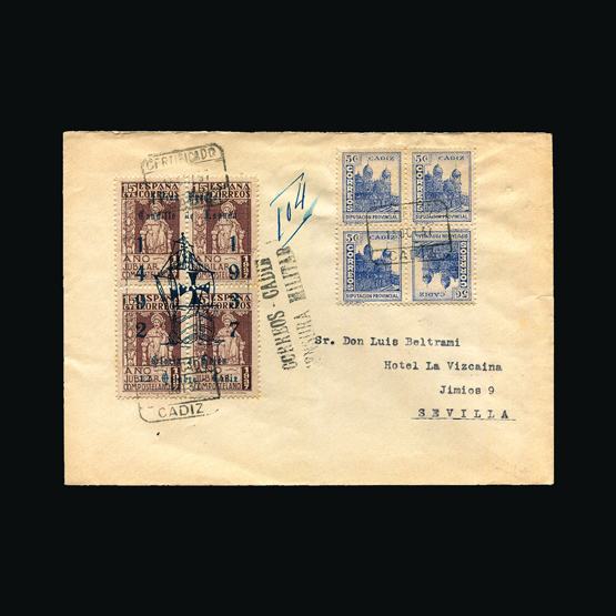Lot 18587 - spain - civil war issues 1937 - UPA UPA Sale #82 worldwide Collections Lot 18587 - spain - civil war issues 1937 - UPA UPA Sale #82 worldwide Collections
