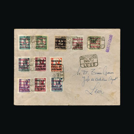 Lot 18594 - spain - civil war issues 1937 - UPA UPA Sale #82 worldwide Collections Lot 18594 - spain - civil war issues 1937 - UPA UPA Sale #82 worldwide Collections