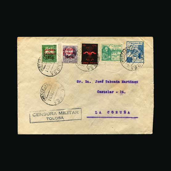 Lot 18598 - spain - civil war issues 1937 - UPA UPA Sale #82 worldwide Collections Lot 18598 - spain - civil war issues 1937 - UPA UPA Sale #82 worldwide Collections