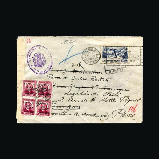 Lot 18603 - spain - civil war issues 1937 - UPA UPA Sale #82 worldwide Collections Lot 18603 - spain - civil war issues 1937 - UPA UPA Sale #82 worldwide Collections
