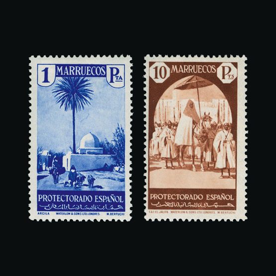 Lot 18654 - Spain - Colonies - Spanish Morocco 1937 -  UPA UPA Sale #82 worldwide Collections