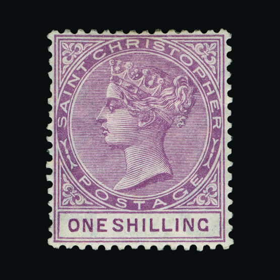 Lot 18918 - St. Kitts and Nevis - St. Christopher 1882-90 -  UPA UPA Sale #82 worldwide Collections