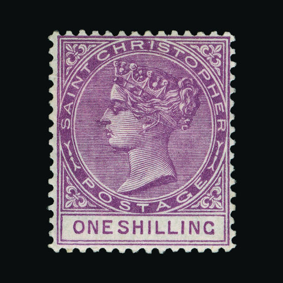 Lot 18919 - St. Kitts and Nevis - St. Christopher 1882-90 -  UPA UPA Sale #82 worldwide Collections
