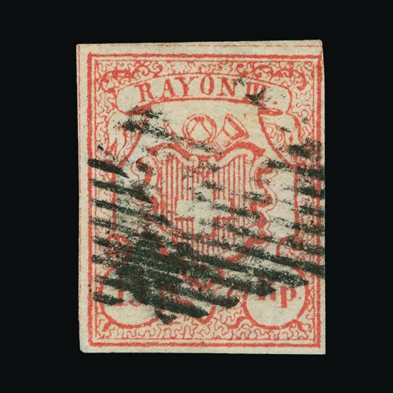 Lot 19424 - Switzerland 1852 -  UPA UPA Sale #82 worldwide Collections
