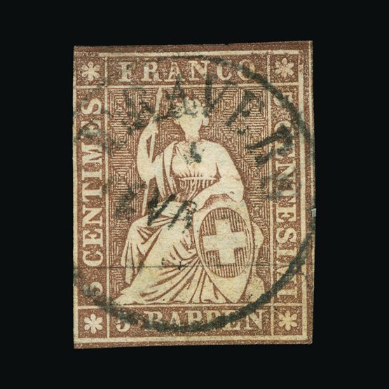 Lot 19430 - Switzerland 1854 -  UPA UPA Sale #82 worldwide Collections