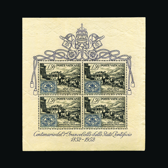 Lot 20465 - vatican 1952 -  UPA UPA Sale #82 worldwide Collections