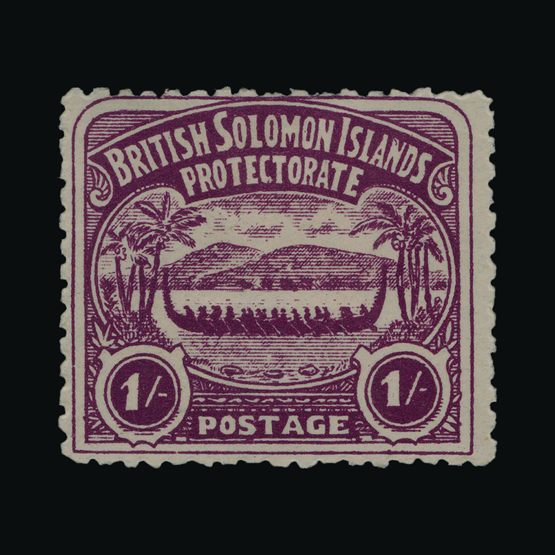 Lot 3154 - british solomon islands 1907 -  UPA UPA Sale #82 worldwide Collections