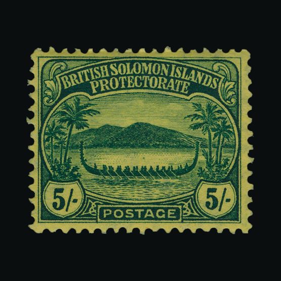 Lot 3157 - british solomon islands 1908-11 -  UPA UPA Sale #82 worldwide Collections