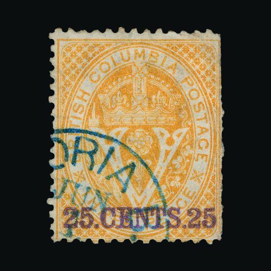 Lot 3968 - Canada - British Columbia and Vancouver Island 1868-71 -  UPA UPA Sale #82 worldwide Collections