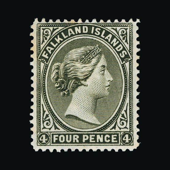 Lot 5703 - falkland islands 1889-91 -  UPA UPA Sale #82 worldwide Collections