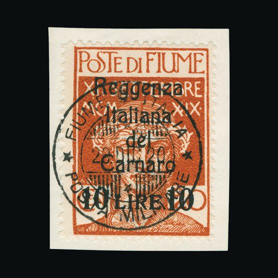 Lot 6078 - Fiume 1920 -  UPA UPA Sale #82 worldwide Collections