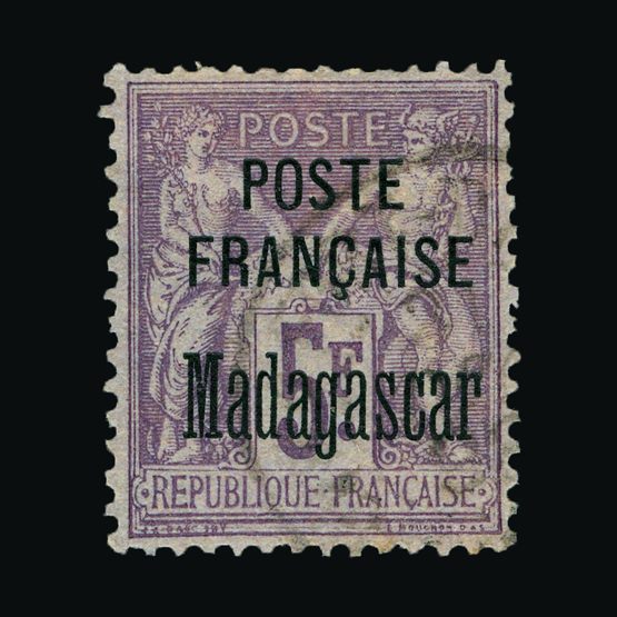 Lot 6820 - France - Colonies - Madagascar 1895 - UPA UPA Sale #82 worldwide Collections Lot 6820 - France - Colonies - Madagascar 1895 - UPA UPA Sale #82 worldwide Collections