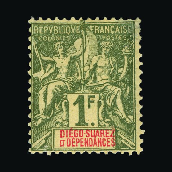 Lot 6833 - France - Colonies - Madagascar - Diego-Suarez 1892 -  UPA UPA Sale #82 worldwide Collections