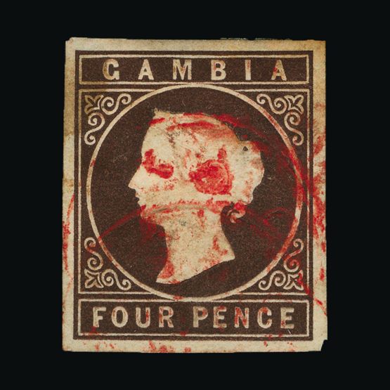 Lot 7072 - gambia 1869-72 -  UPA UPA Sale #82 worldwide Collections