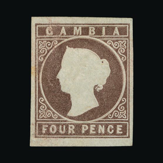 Lot 7073 - gambia 1869-72 -  UPA UPA Sale #82 worldwide Collections