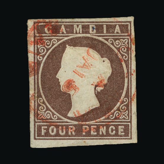 Lot 7075 - gambia 1869-72 -  UPA UPA Sale #82 worldwide Collections