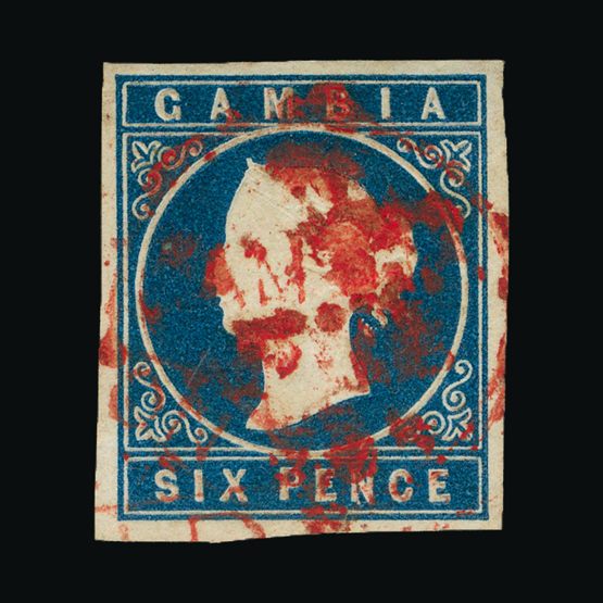 Lot 7076 - gambia 1869-72 -  UPA UPA Sale #82 worldwide Collections