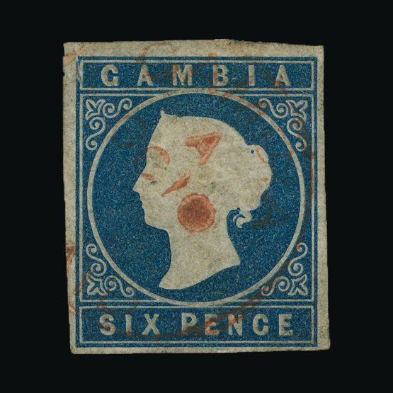 Lot 7082 - gambia 1874 -  UPA UPA Sale #82 worldwide Collections