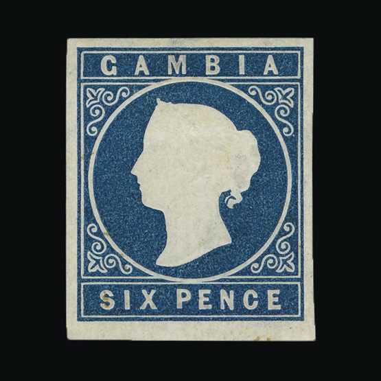 Lot 7083 - gambia 1874 -  UPA UPA Sale #82 worldwide Collections