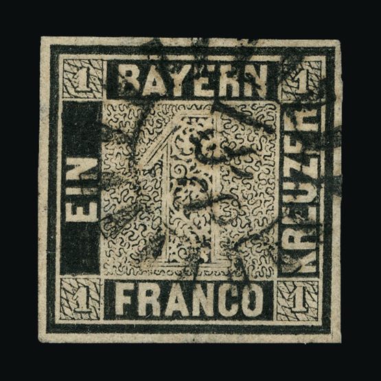 Lot 7197 - german states - bavaria 1849 -  UPA UPA Sale #82 worldwide Collections
