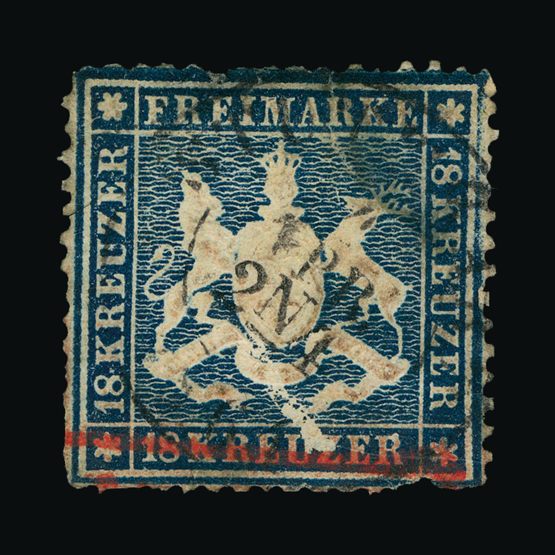 Lot 7273 - GERMAN STATES - WURTTEMBERG 1859-62 - UPA UPA Sale #82 worldwide Collections Lot 7273 - GERMAN STATES - WURTTEMBERG 1859-62 - UPA UPA Sale #82 worldwide Collections