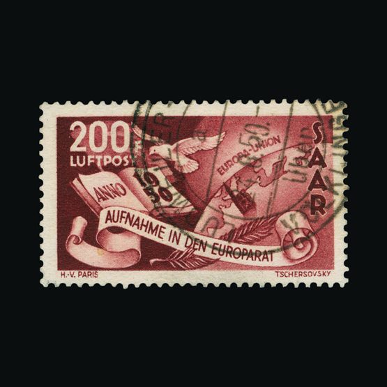 Lot 7665 - germany - saar 1950 - UPA UPA Sale #82 worldwide Collections Lot 7665 - germany - saar 1950 - UPA UPA Sale #82 worldwide Collections