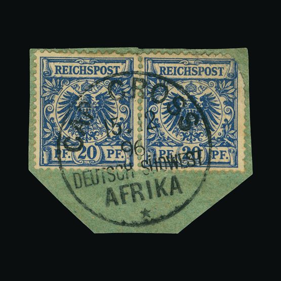Lot 7827 - Germany - Colonies - South West Africa 1892-9 -  UPA UPA Sale #82 worldwide Collections