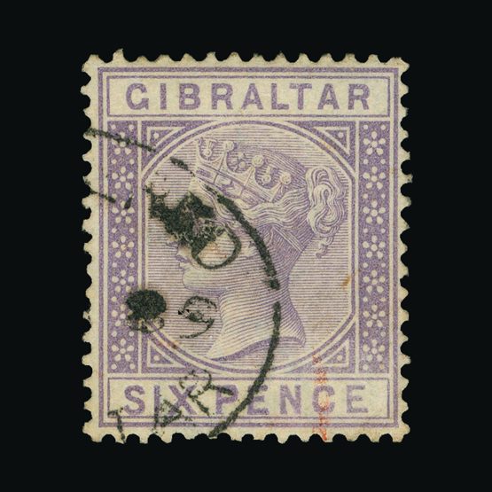 Lot 7928 - Gibraltar 1886-7 -  UPA UPA Sale #82 worldwide Collections
