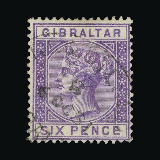 Lot 7930 - Gibraltar 1886-87 -  UPA UPA Sale #82 worldwide Collections