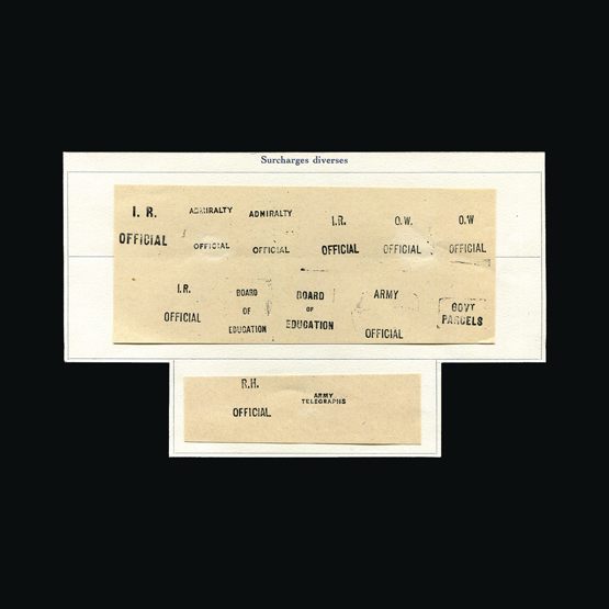 Lot 21575 - Great Britain - Officials 1903 - UPA UPA Sale #83 worldwide Collections Lot 21575 - Great Britain - Officials 1903 - UPA UPA Sale #83 worldwide Collections