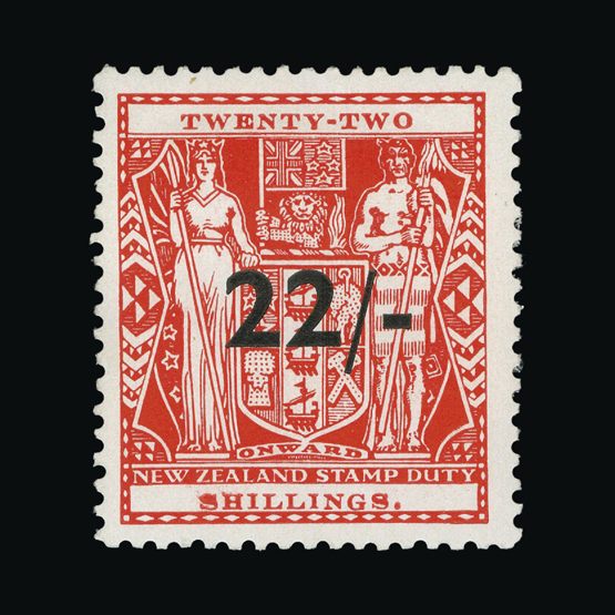 Lot 21781 - New Zealand - Postal Fiscals 1940 -  UPA UPA Sale #83 worldwide Collections