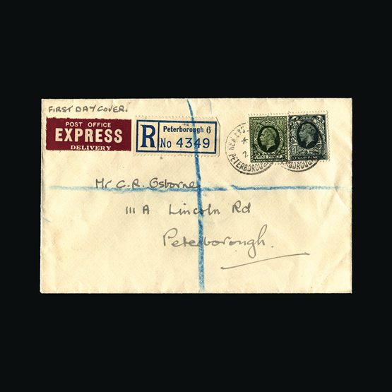 Lot 11249 - Great Britain - Covers - KGV 1934-36 - UPA UPA Sale #84 worldwide Collections Lot 11249 - Great Britain - Covers - KGV 1934-36 - UPA UPA Sale #84 worldwide Collections