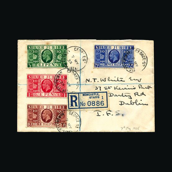 Lot 11250 - Great Britain - Covers - KGV 1935 - UPA UPA Sale #84 worldwide Collections Lot 11250 - Great Britain - Covers - KGV 1935 - UPA UPA Sale #84 worldwide Collections