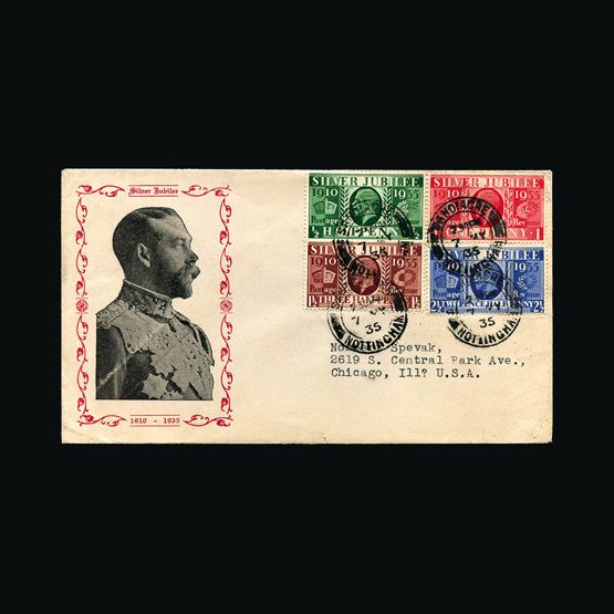Lot 11251 - Great Britain - Covers - KGV 1935 - UPA UPA Sale #84 worldwide Collections Lot 11251 - Great Britain - Covers - KGV 1935 - UPA UPA Sale #84 worldwide Collections