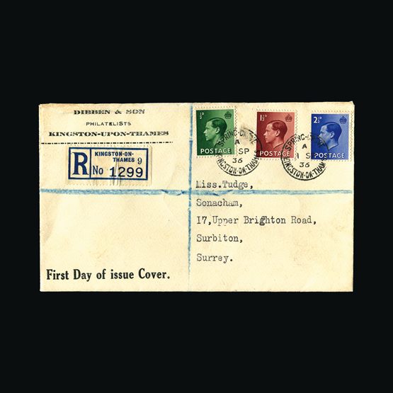 Lot 11257 - Great Britain - Covers - KEVIII 1936 - UPA UPA Sale #84 worldwide Collections Lot 11257 - Great Britain - Covers - KEVIII 1936 - UPA UPA Sale #84 worldwide Collections