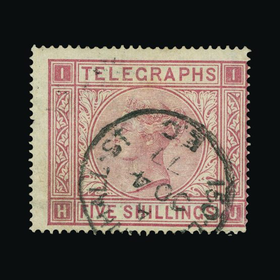 Lot 11586 - Great Britain - Telegraphs 1876 -  UPA UPA Sale #84 worldwide Collections