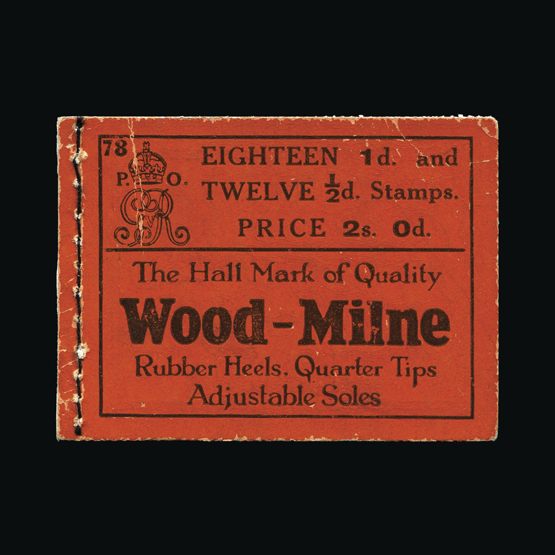 Lot 11720 - Great Britain - Booklets 1917 -  UPA UPA Sale #84 worldwide Collections
