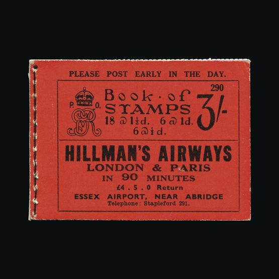 Lot 11730 - Great Britain - Booklets 1935 -  UPA UPA Sale #84 worldwide Collections