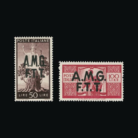 Lot 13584 - Italy - Colonies - Trieste 1947-48 -  UPA UPA Sale #84 worldwide Collections