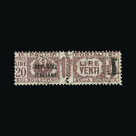 Lot 13627 - italy - italian social republic 1944 - UPA UPA Sale #84 worldwide Collections Lot 13627 - italy - italian social republic 1944 - UPA UPA Sale #84 worldwide Collections