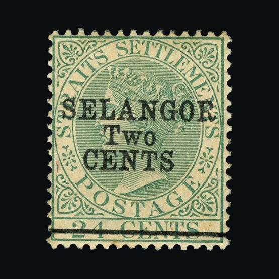 Lot 14972 - malaya - selangor 1891 -  UPA UPA Sale #84 worldwide Collections