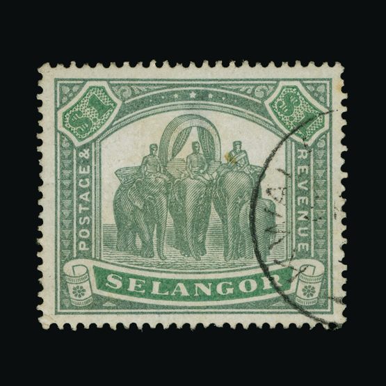 Lot 14979 - malaya - selangor 1895-9 -  UPA UPA Sale #84 worldwide Collections