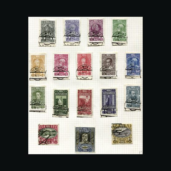 Lot 1848 - Austria 1910 -  UPA UPA Sale #84 worldwide Collections