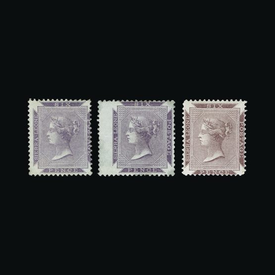 Lot 18767 - sierra leone 1859-74 -  UPA UPA Sale #84 worldwide Collections