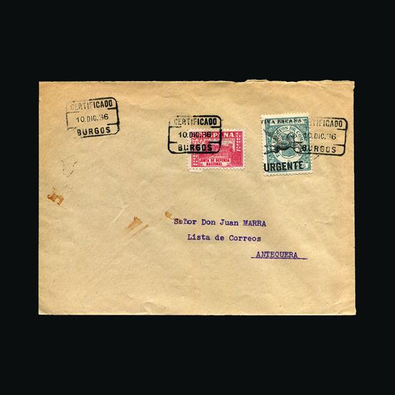 Lot 19686 - spain - civil war issues 1936 -  UPA UPA Sale #84 worldwide Collections