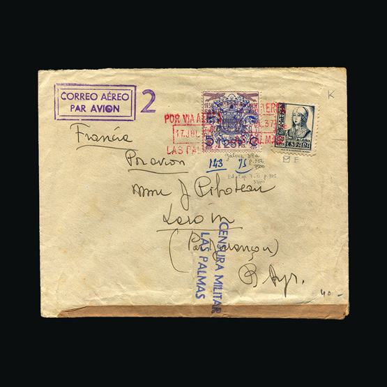 Lot 19695 - spain - civil war issues 1937 -  UPA UPA Sale #84 worldwide Collections