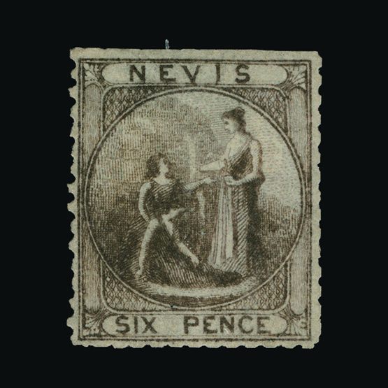 Lot 19906 - St. Kitts and Nevis - Nevis 1862 - UPA UPA Sale #84 worldwide Collections Lot 19906 - St. Kitts and Nevis - Nevis 1862 - UPA UPA Sale #84 worldwide Collections
