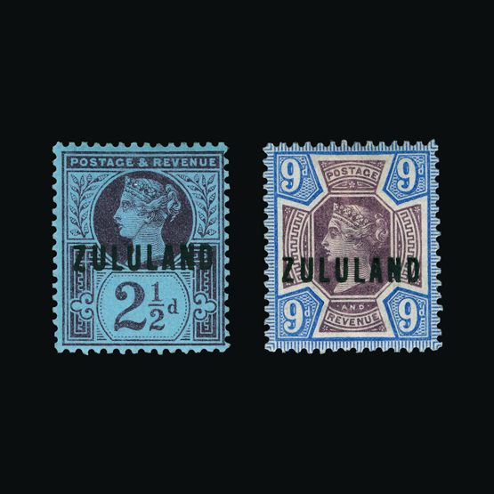 Lot 21754 - zululand 1888-93 - UPA UPA Sale #84 worldwide Collections Lot 21754 - zululand 1888-93 - UPA UPA Sale #84 worldwide Collections