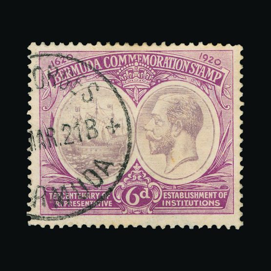 Lot 21870 - Bermuda 1920-21 -  UPA UPA Sale #84 worldwide Collections